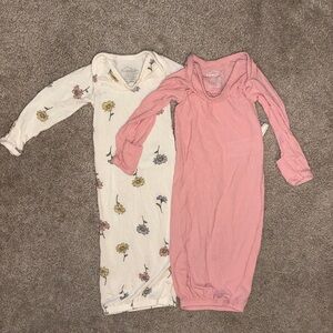 Floral and Pink Baby Gowns
